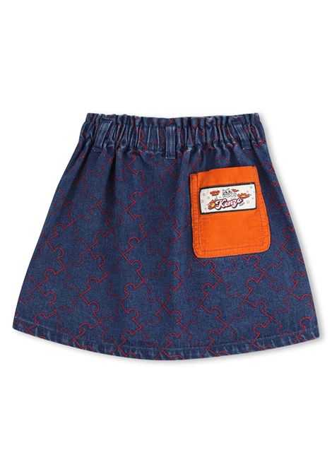 Gonna con stampa KENZO KIDS | K61905Z25